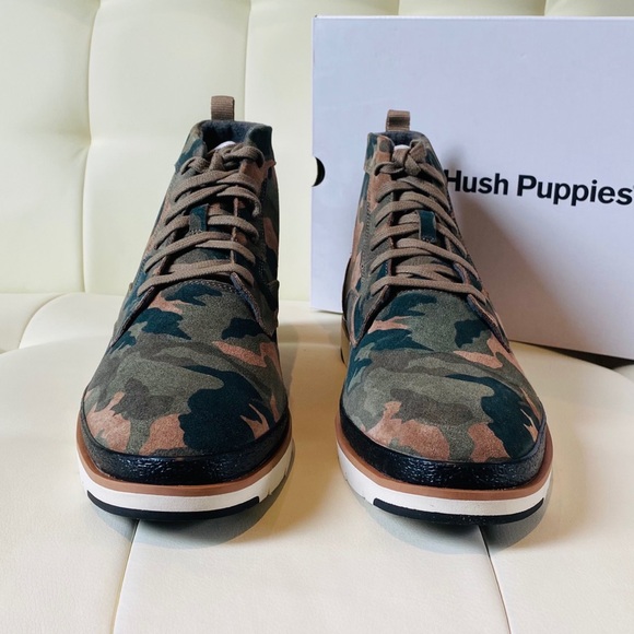 NEW HUSH PUPPIES Men’s Camo Boots - Picture 2 of 14